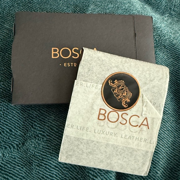 Bosca Men's Dark Brown Leather Wallet - Picture 5 of 6